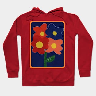 Abstract Flowers Hoodie